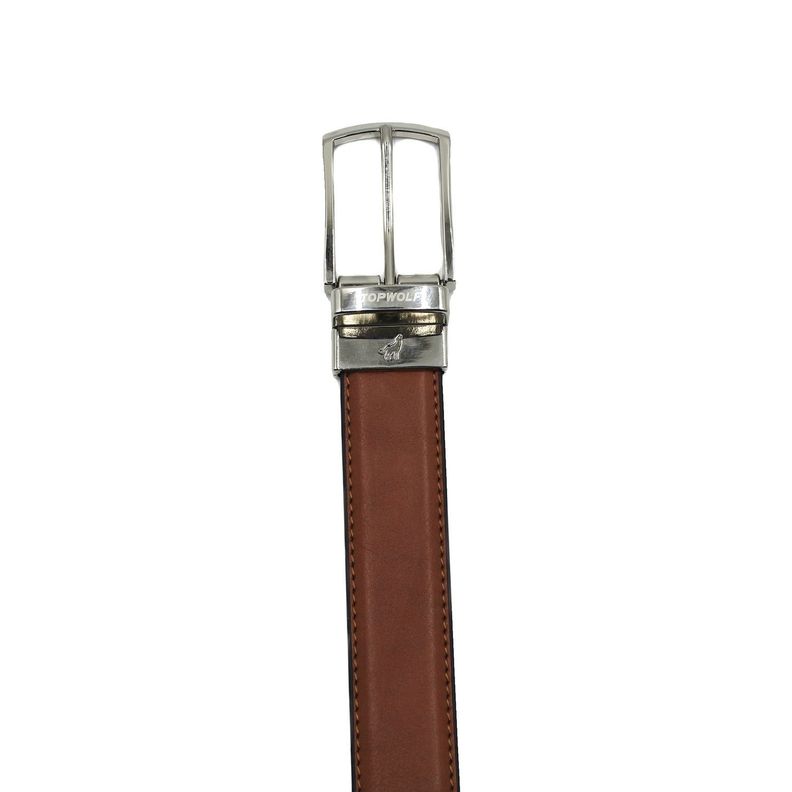 Cinturón Reversible Cognac/Café V10 Talla 90-2