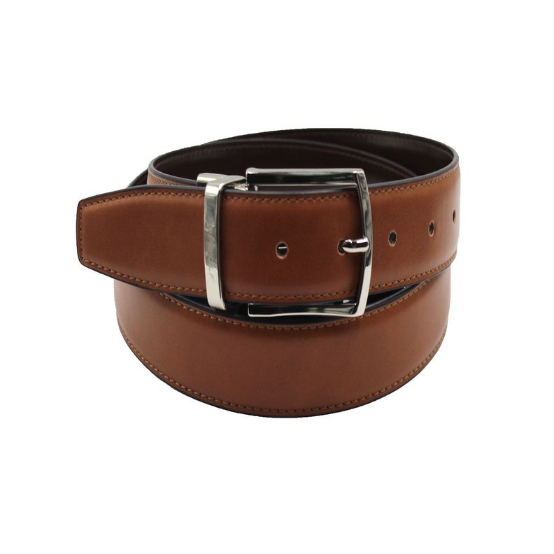 Cinturón Reversible Cognac/Café V10 Talla 90-0