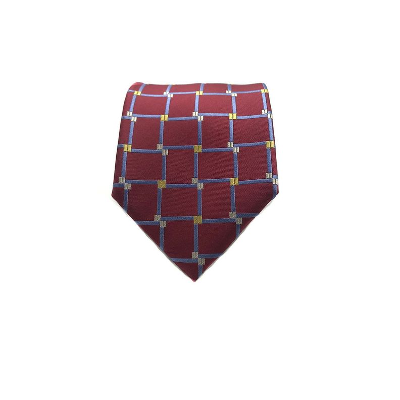 Corbata Seda Diseño Fantasía Rojo 8cm-1