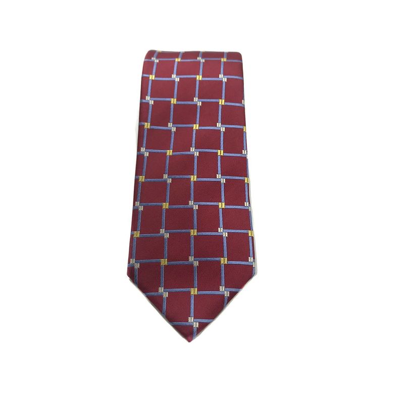 Corbata Seda Diseño Fantasía Rojo 8cm-2
