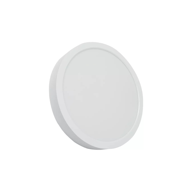 Lampara de techo plafon redondo 18W panel 22cm luz calida-0