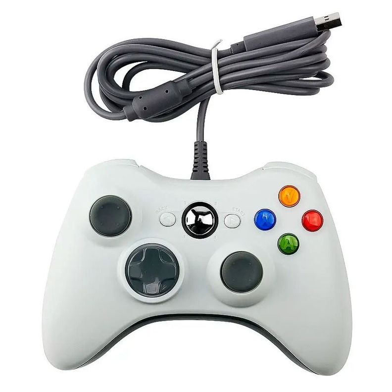 Control Alámbrico Cable De Xbox 360 PC USB-0