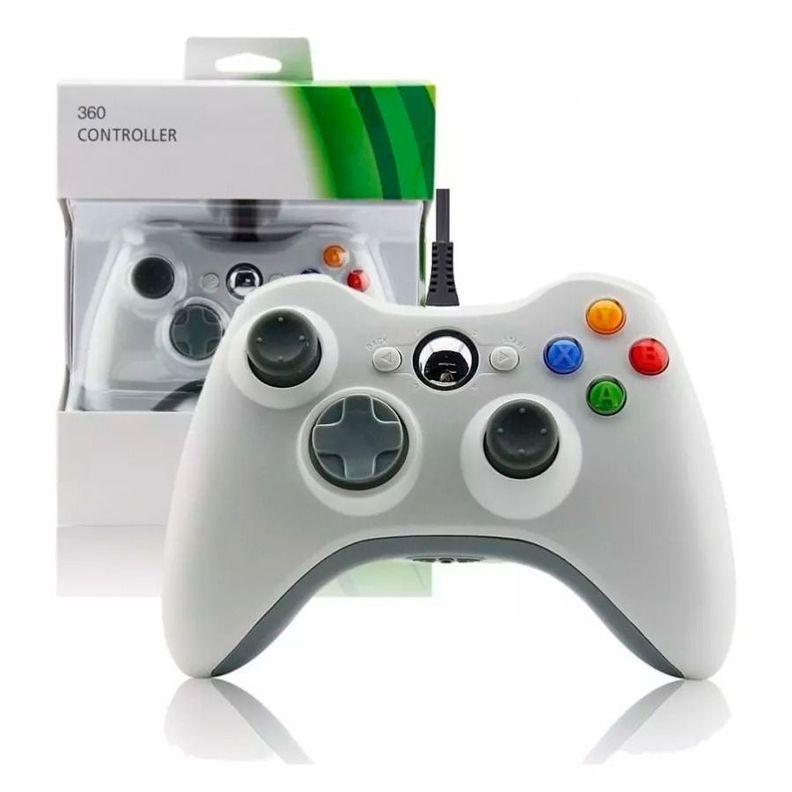 Control Alámbrico Cable De Xbox 360 PC USB-3