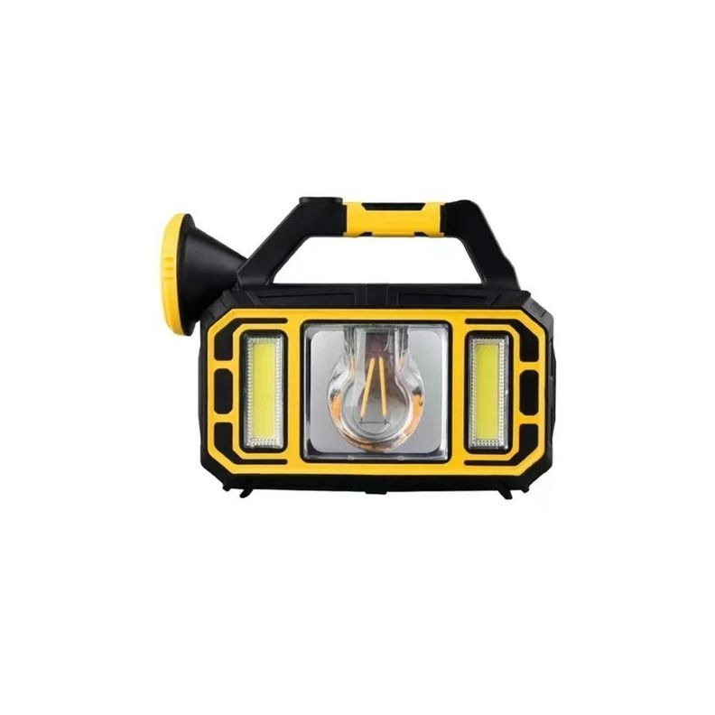 Linterna Led Solar Con 3 Modos Recargable Emergencia -0