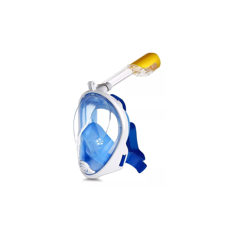Máscara De Buceo Antiniebla Snorkel Cara Visor 180°-0