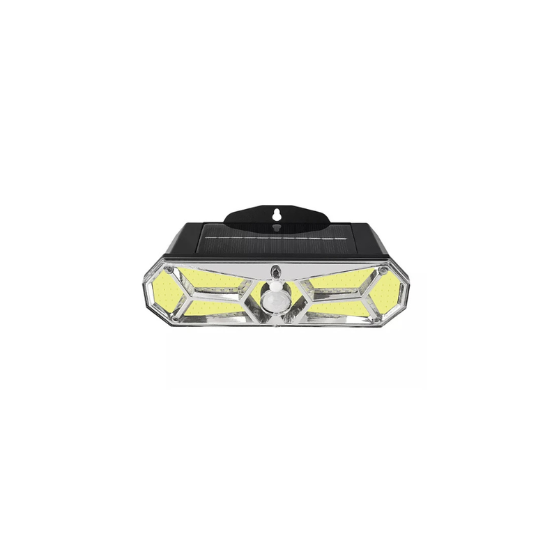 Foco Solar LED de Pared Exterior Con Panel Solar Sensor De Movimiento-1