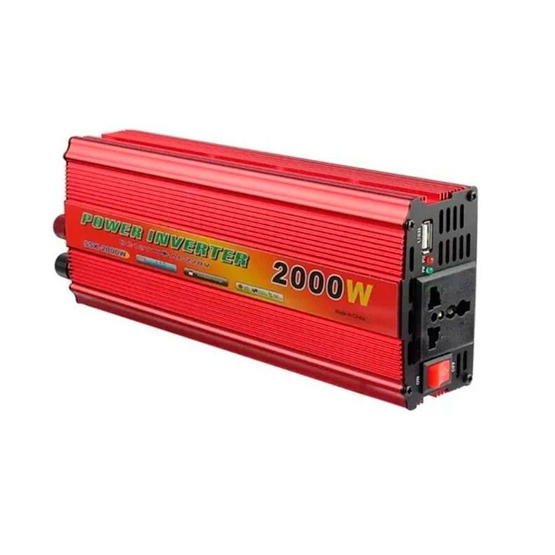 Inversor Convertidor De Corriente De Coche 2000w 12v220v-0