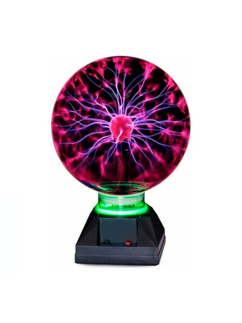 Bola Lampara De Plasma Eléctrica Plasma Light Negro Transparente-0