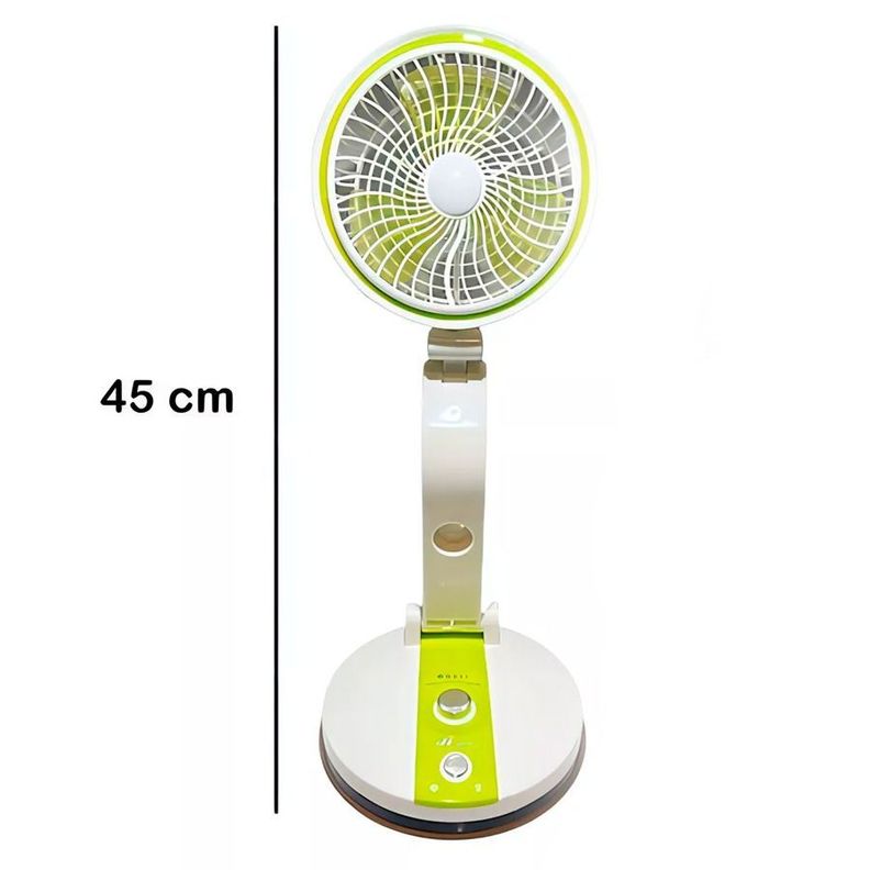 Ventilador De Escritorio Plegable Con Luz LED-2