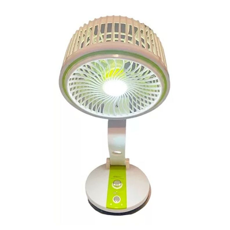Ventilador De Escritorio Plegable Con Luz LED-4