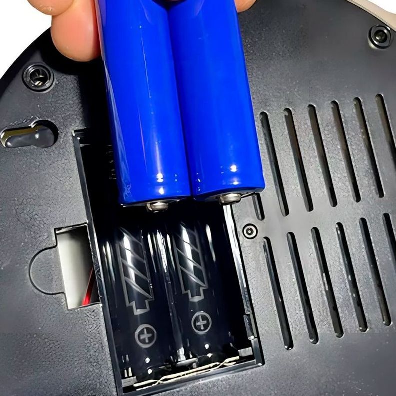 Ventilador De Escritorio Plegable Con Luz LED-5