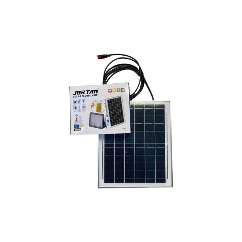 Foco Solar Led 200w Exterior Sensor con control remoto jortan-1
