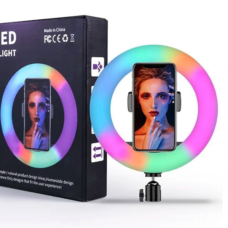Aro De Luz RGB LED Iluminación Para Fotografía Y Vlogging-5