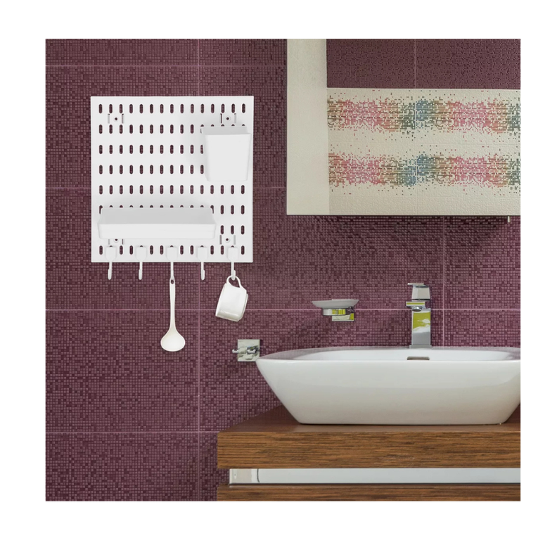 Organizador Multifuncinal De Pared para baño cocina-3