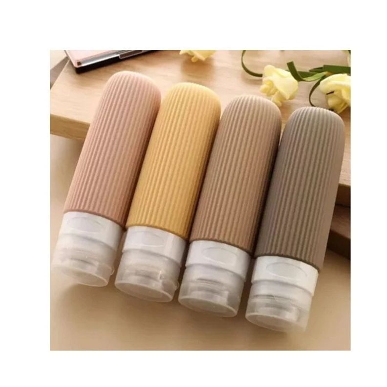 Botellas De Viaje Silicona Portatiles Contenedor 4 Piezas -3