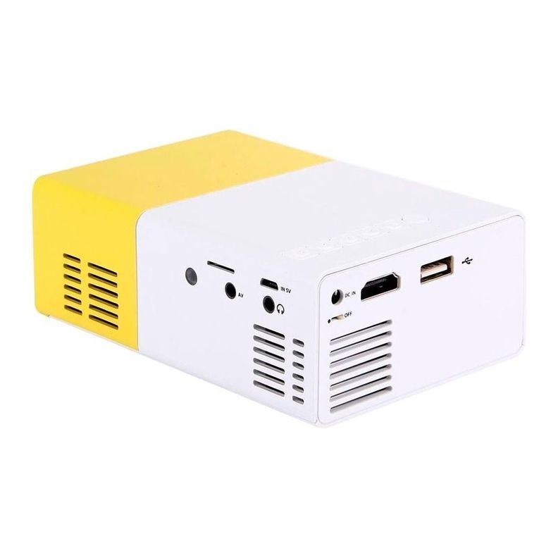 Mini Proyector De Video LED Portátil YG 300 1080P HD-4