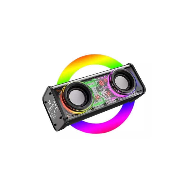 Altavoz bluetooth RGB Sk5 Portátil Recargable 10W-1