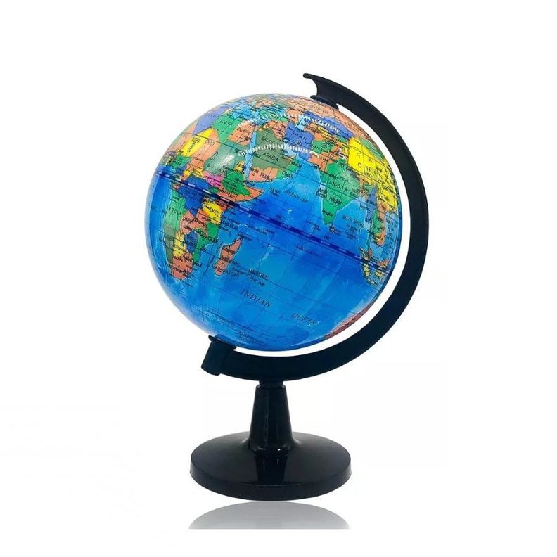 Esfera Globo Terraqueo Mapa Mundi de 10cm