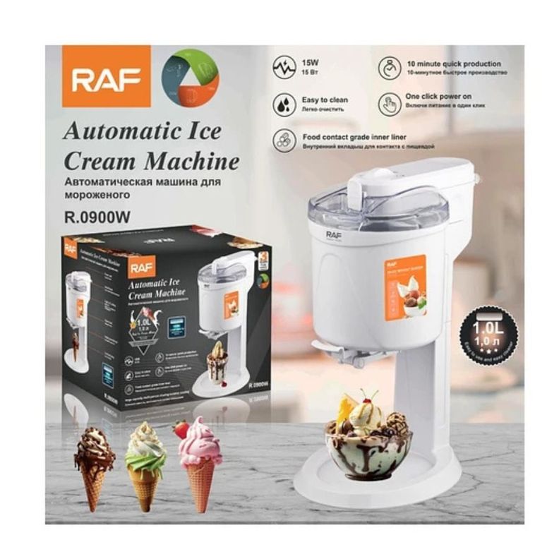 Maquina Para Hacer Helado Raf 1L R0900W-2