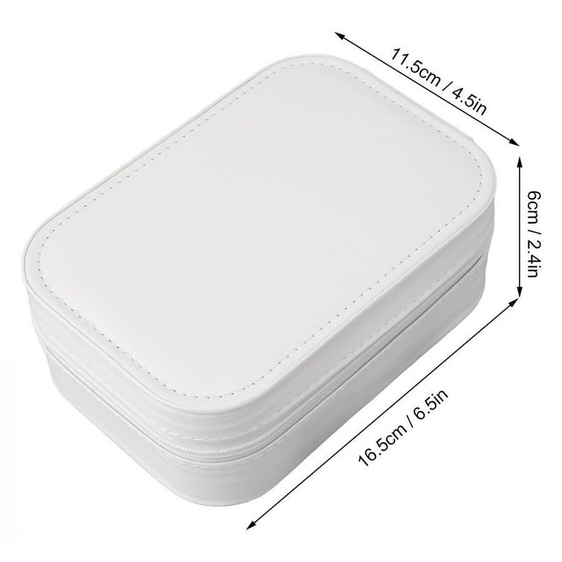 Estuche Organizador De Cosméticos Con Espejo Y Luces LED-4