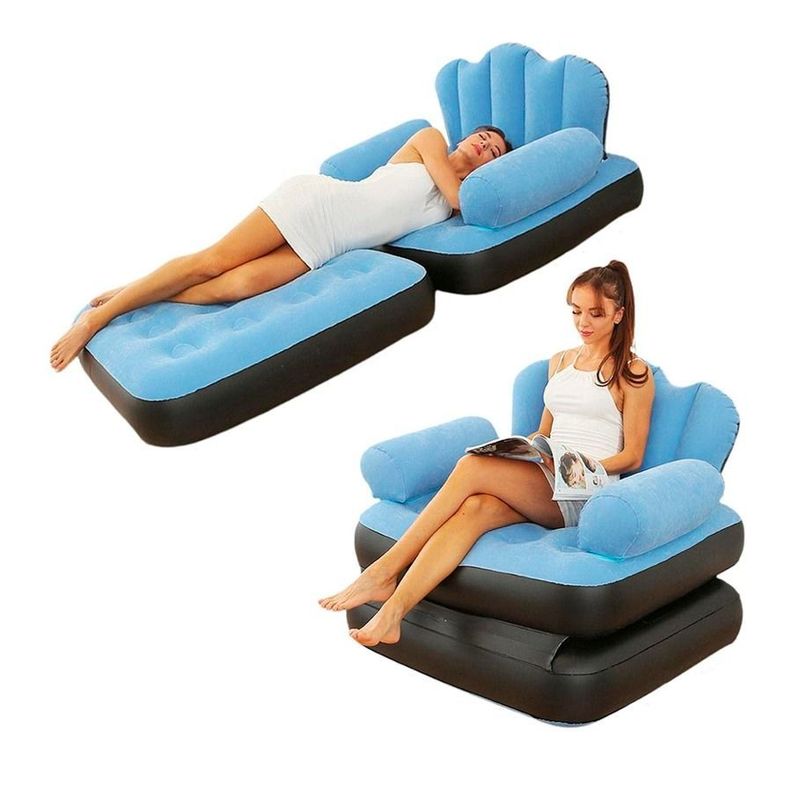 Sofá Cama Inflable De Doble Capa-2