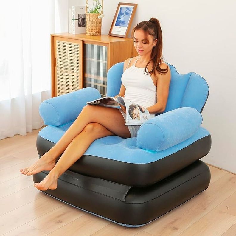 Sofá Cama Inflable De Doble Capa-7