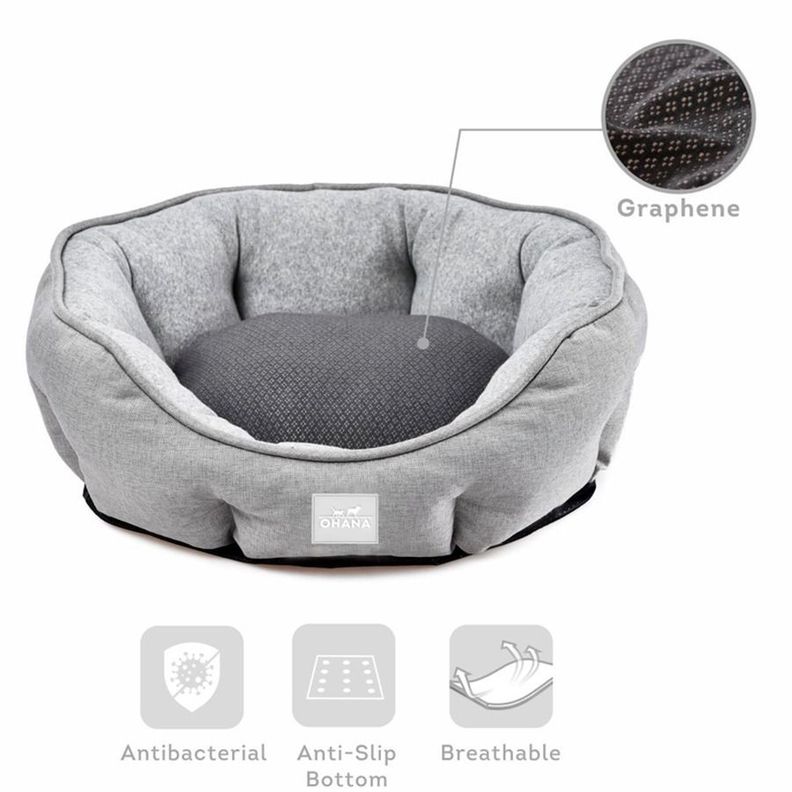 Cama Para Perros  Antibacteriana Y Transpirable 57X52X18cm-4