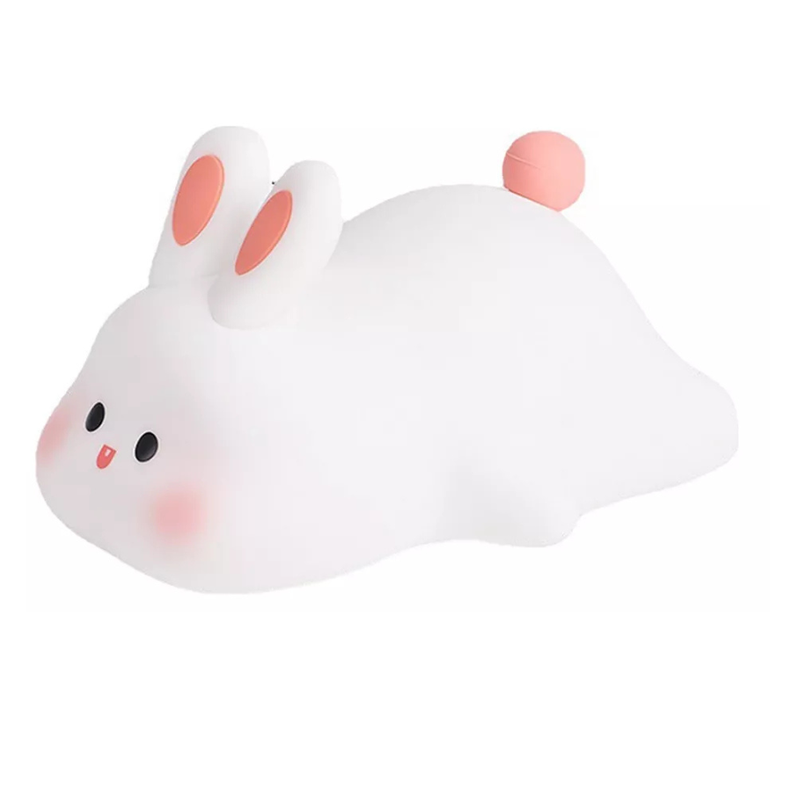 Lampara velador diseño de conejo recargable portatil con sensor-0