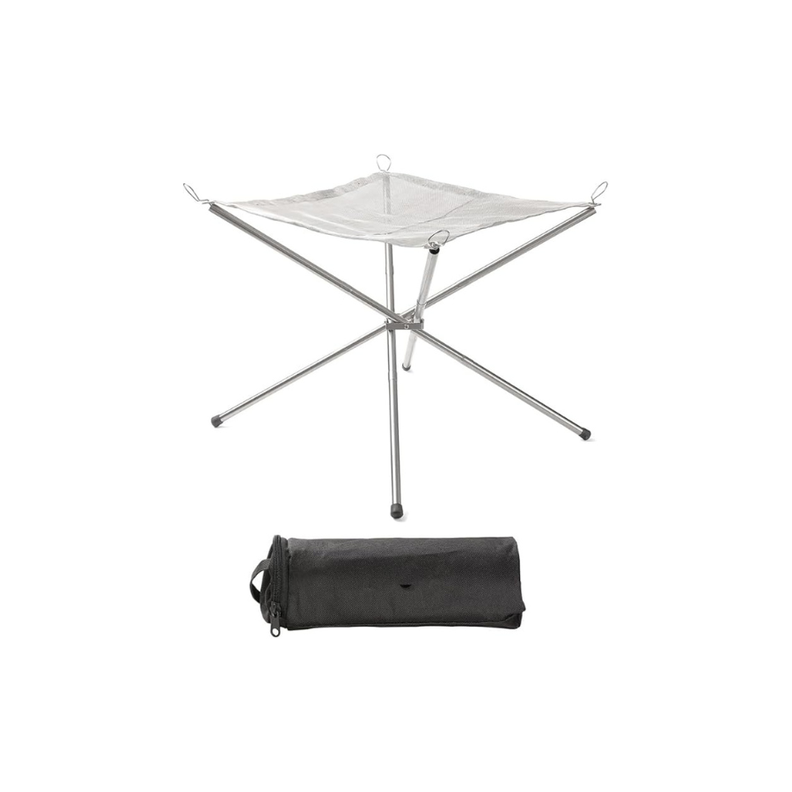 Parrilla Plegable De Acero Inoxidable Portátil Camping-1