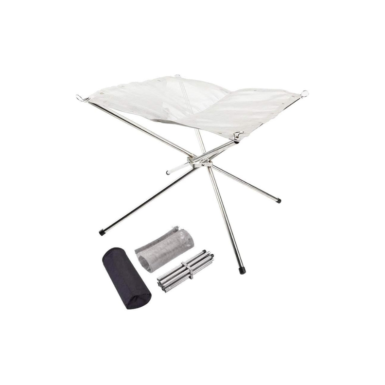 Parrilla Plegable De Acero Inoxidable Portátil Camping-2