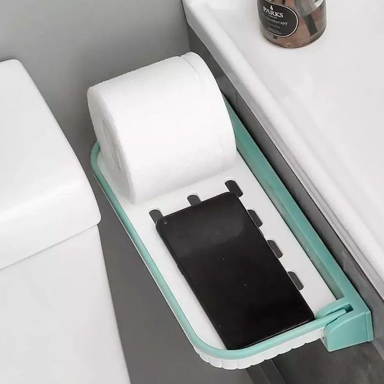 Repisa Estante De Baño Plegable De Pared Cocina Toallero-1