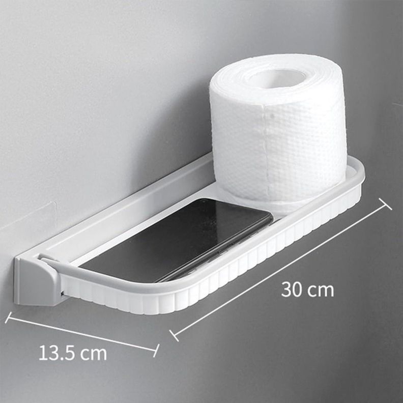 Repisa Estante De Baño Plegable De Pared Cocina Toallero-3