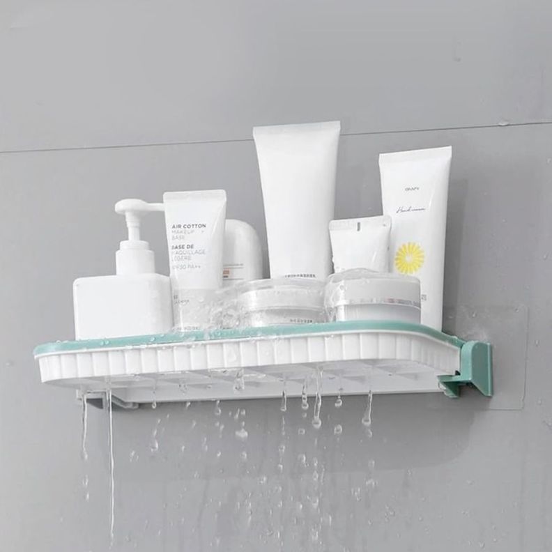 Repisa Estante De Baño Plegable De Pared Cocina Toallero-6
