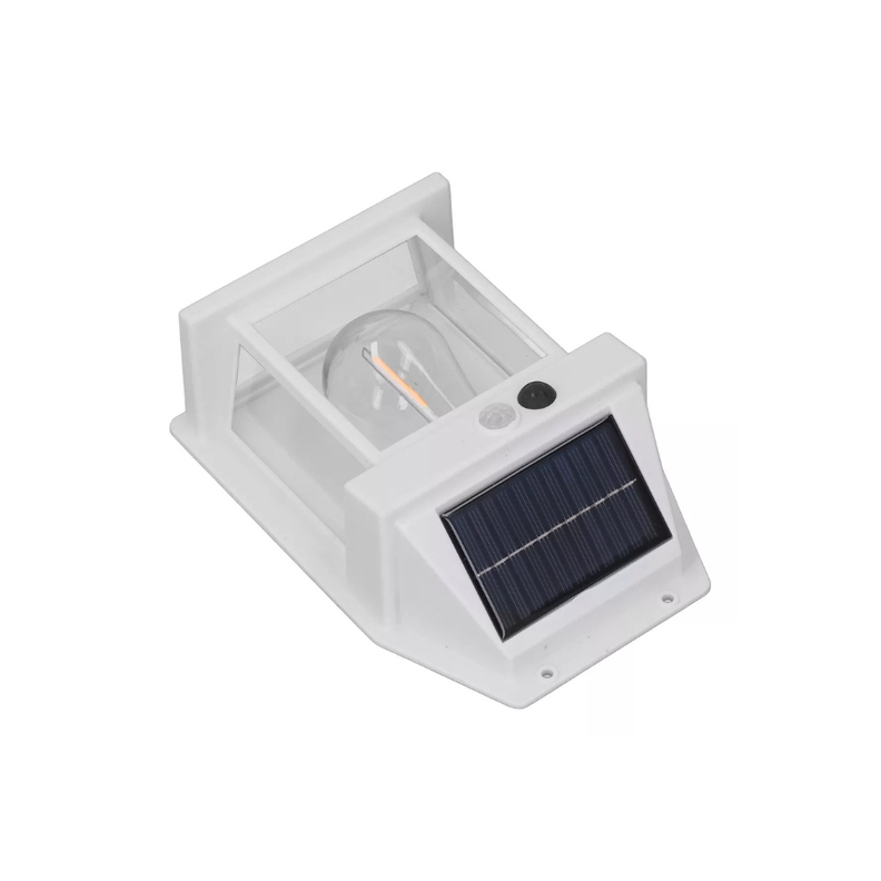 Lampara aplique de pared solar pare exterior iluminacion LED -1