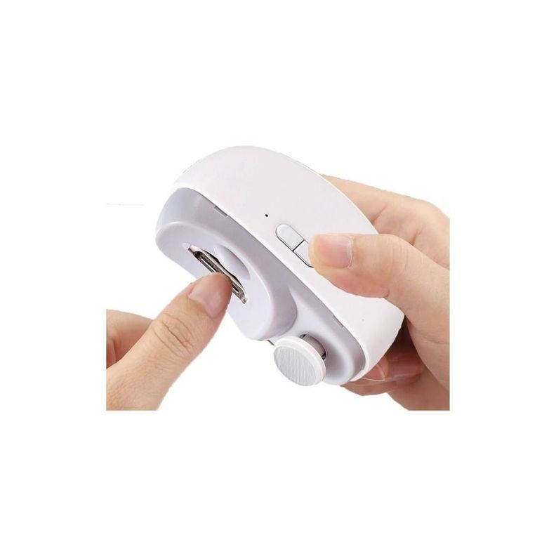 Cortaúñas eléctrico 2 en 1 lima manicura multifuncional -2