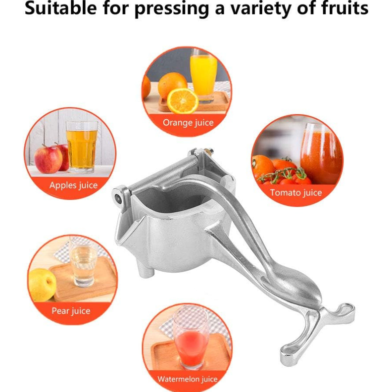 Exprimidor Manual De Jugos frutas limon de aluminio-2