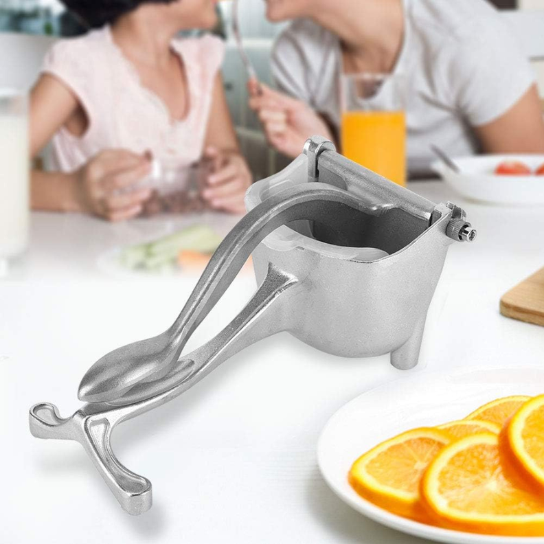 Exprimidor Manual De Jugos frutas limon de aluminio-3