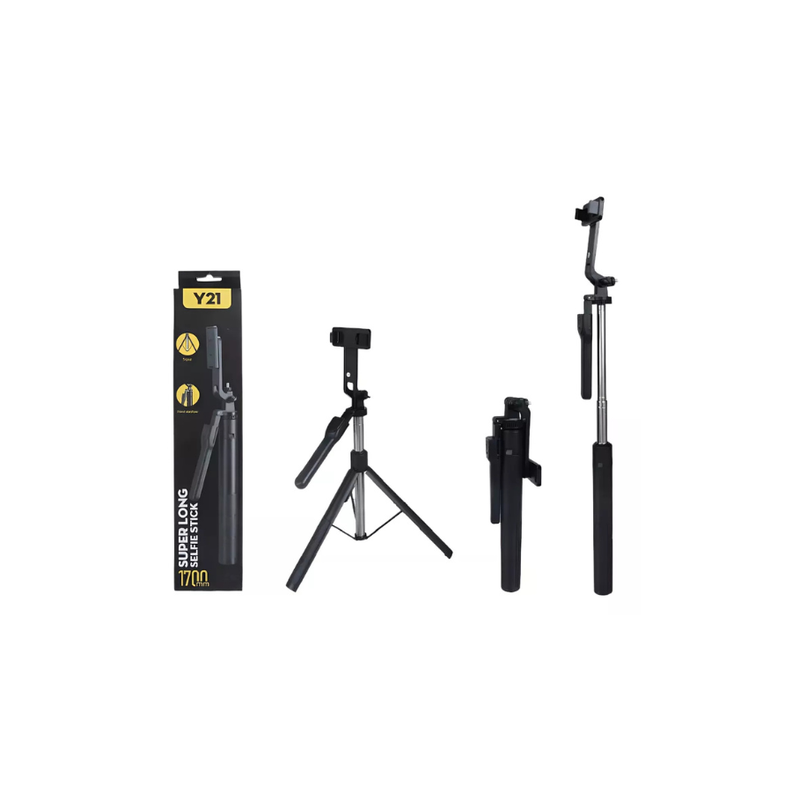 Trípode Con Monopod + Control Mando Bluetooth Palo Selfie-0