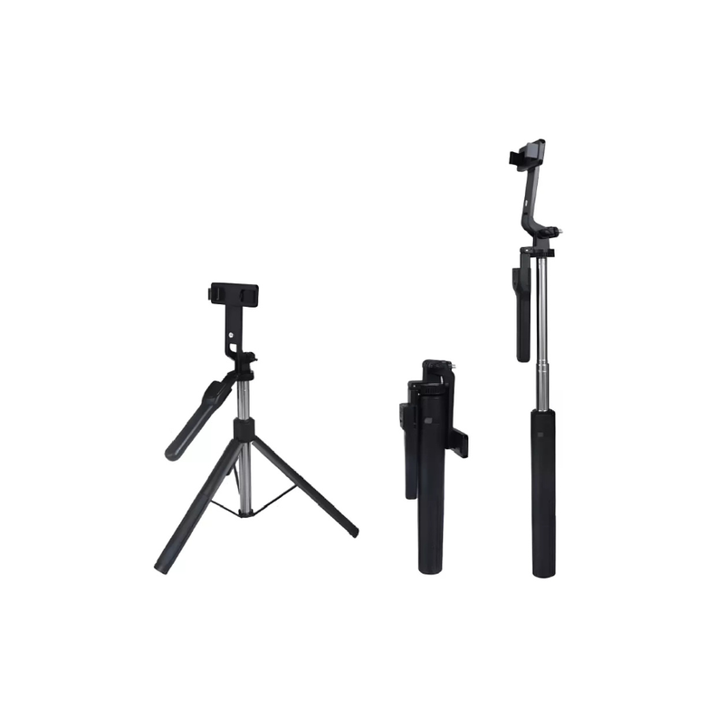 Trípode Con Monopod + Control Mando Bluetooth Palo Selfie-2