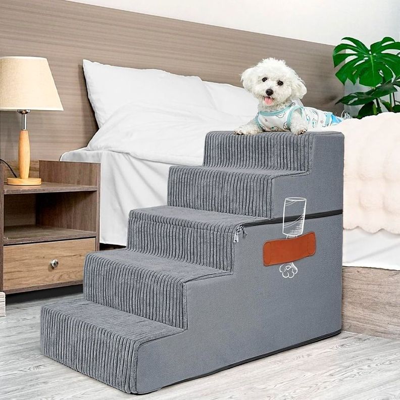 Escalera Para Perros 5 Escalones 56x38x78-4