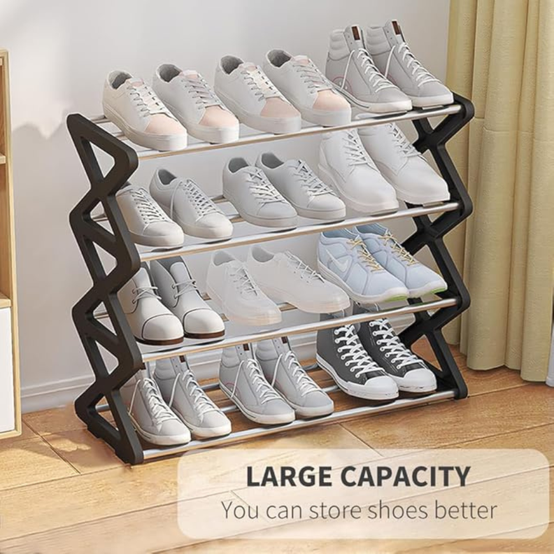 Zapatero De Almacenamiento Organizador En Forma De X rack-2