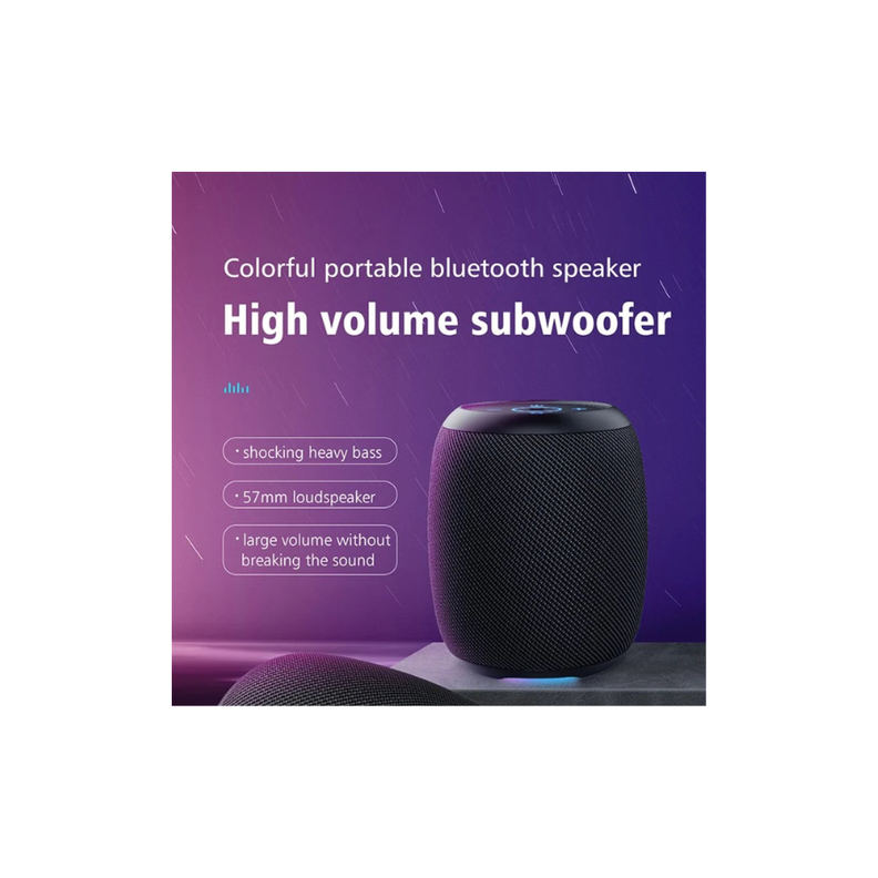 Altavoz inalambrico bluetooth sk7 20w portatil subwoofer negro-2