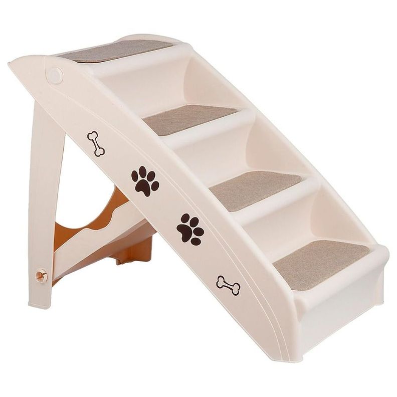 Escaleras Plegables Antideslizantes Para Mascotas 4 Escalones-0