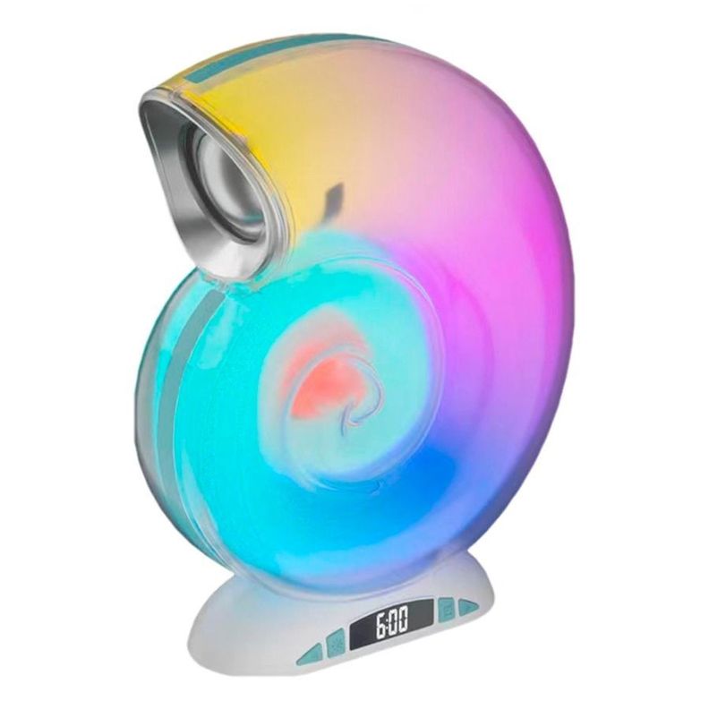 Parlante Bluetooth Con Forma De Caracol RGB Reproductor De Música-0