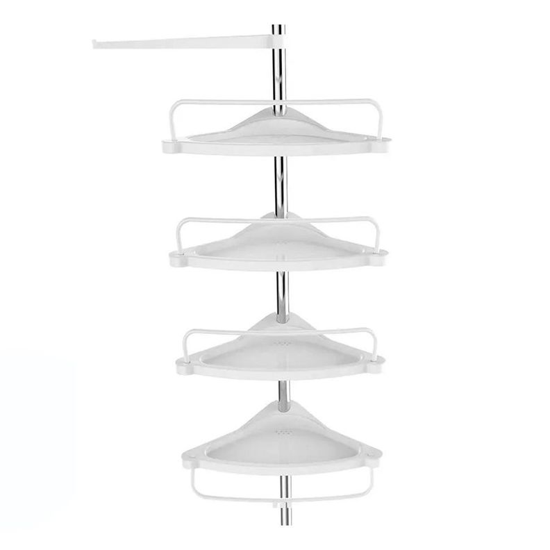 Organizador Esquinero Ajustable 4 Niveles Para Baño-0