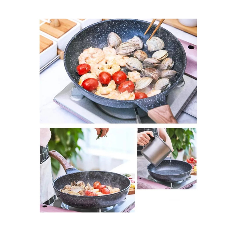 Sartén De 25cm Antiadherente de ceramica olla cocina-2
