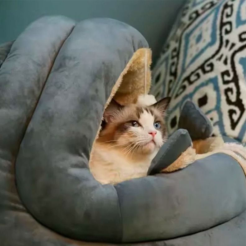 Cama Refugio Acolchado Para Gatos Y Perros 40X40cma-1