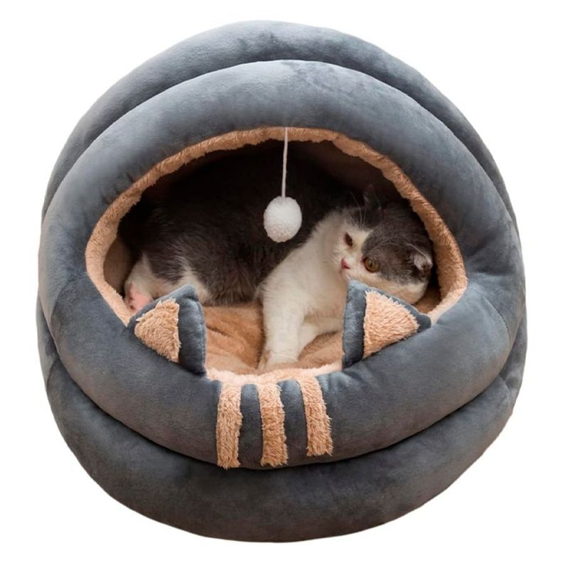 Cama Refugio Acolchado Para Gatos Y Perros 40X40cma-3