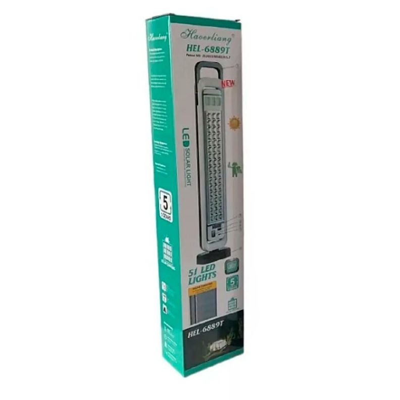 Lampara De Emergencia Recargable 45W Carga Solar Reflector LED-2