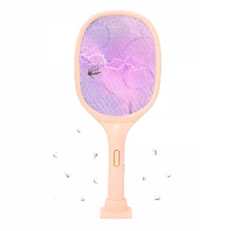 Raqueta Eléctrica Para Eliminar Mosquitos e Insectos-1